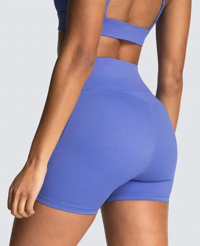 Vista 6 de IWEMEK Conjuntos de entrenamiento para mujer 2 piezas trajes de yoga leggings de cintura alta pantalones cortos y brasier deportivo ropa de gimnasio