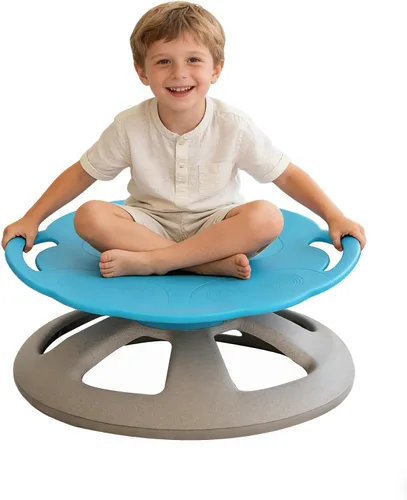 Vista 9 de Silla giratoria FERUERW para niños autistas con asa, productos sensoriales Sensory Toy Gifts for Children with ADHD/Autism, 220LBS