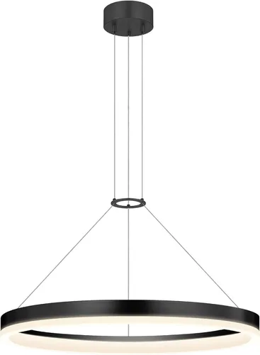 Vista 16 de Sonneman Modern Lighting 2311.16 Corona - Lámpara colgante LED con anillo de 1 luz para isla de cocina o comedor con cubierta acrílica, cable