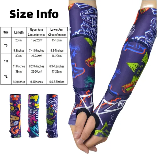 Vista 5 de Topeter Mangas de brazo de voleibol para niños, almohadillas para brazos para niñas y niños, 1 par