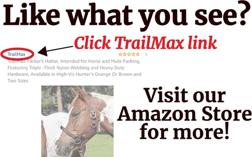 Vista 5 de TrailMax Bolsa de alimentación de malla resistente para caballos y mulas; alimentador de malla para caballos; bolsa de alimentación de caballos