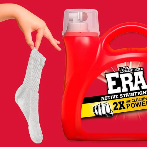 Vista 4 de Detergente líquido para ropa Era Oxibooster, 154 onzas líquidas, 87 cargas