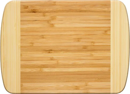 Vista 9 de Totally Bamboo Tabla de panadería reversible y bloque de carnicero tallado con ranuras para jugos