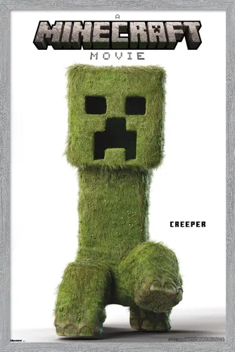 Vista 13 de A Minecraft Movie - Póster de pared de la serie Creeper, 34 pulgadas de largo x 22.4 pulgadas de ancho, versión sin marco