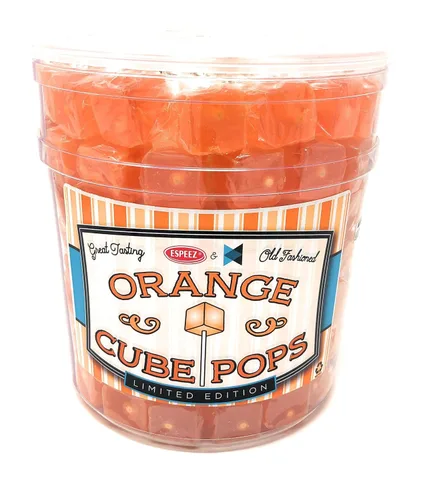 Vista 32 de Chupetas de Caramelo Duro en Cubo: Paquete de Chupetas con Sabor Envueltas Individualmente por Espeez - Paletas Cuadradas de Fiesta Estilo Antiguo