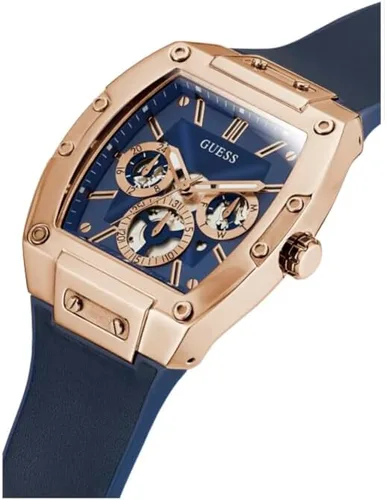 Vista 5 de GUESS Reloj multifunción con esfera expuesta en tono dorado