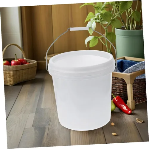Vista 5 de iplusmile Cubos de grado alimenticio con tapas, cubos de almacenamiento de alimentos con tapas herméticos para almacenamiento de alimentos