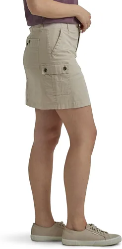 Vista 2 de Lee Ultra Lux Comfort con falda pantalón cargo flexible para mujer