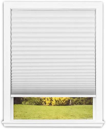 Vista 11 de Redi ShadeEasy Lift-At-Home Light Light Pleated Pleated Shade (se adapta a Windows 19 "-30"), 30 pulgadas x 64 pulgadas, natural