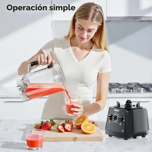 Vista 8 de Batidora de cocina, licuadora de gran capacidad de 101 onzas, trituración