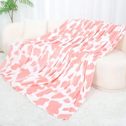 Vista 52 de SEEGU - Manta blanca y negra, 40 x 50 pulgadas Soft Warm Cozy, For Car Seat Stroller Travel, Home Room Bedroom Decor, All Seasons, Birthday Gifts