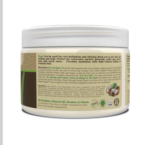 Vista 2 de Taliah Waajid Green Apple & Aloe Nutrition Hold Me Down! Gelle 12oz