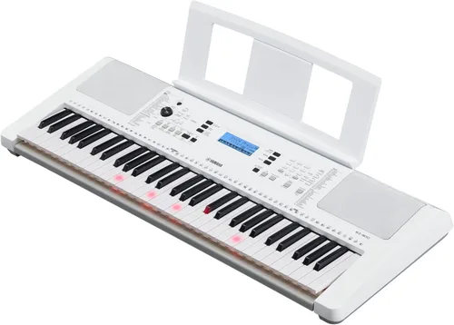 Vista 7 de Yamaha EZ300 Teclado portátil de 61 teclas con teclas iluminadas (el adaptador de corriente se vende por separado)