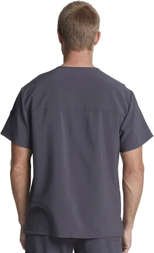 Vista 5 de Dickies EDS Essentials Men Scrubs Top Tuckable V-Neck DK635