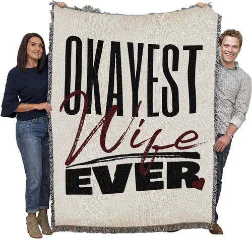Vista 16 de Pure Country Weavers Manta The Only Thing Better Wife Children Mother – Tapiz de regalo tejido de algodón – Fabricado en los Estados Unidos