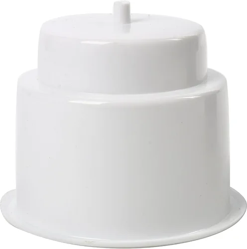 Vista 6 de Amarine Made 4pcs sostenedor de plástico marino para bebidas con inserto de drenaje, color blanco