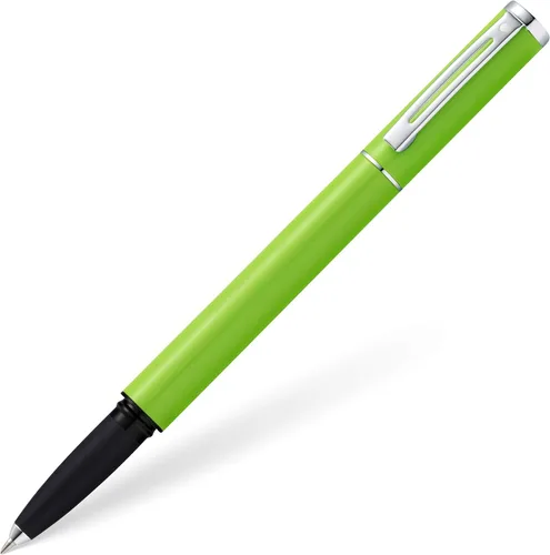 Vista 12 de Pluma estilográfica Sheaffer Pop con borde cromado y punta media, en caja de regalo, Clásico - Lila