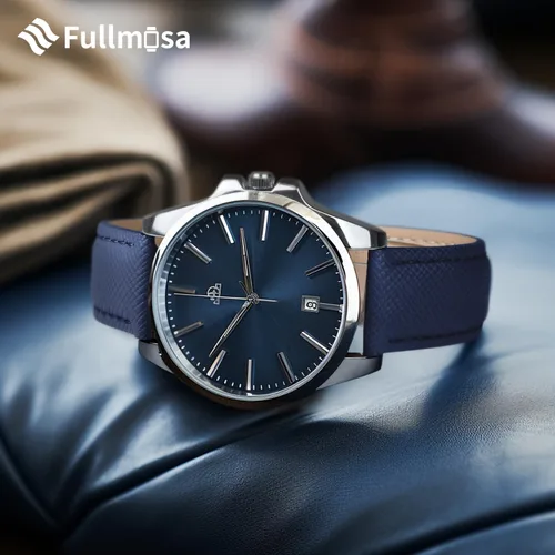 Vista 3 de Fullmosa Cross - Correa de repuesto de reloj de pulsera en cuero auténtico para hombres y mujeres, 0.551 in, 0.630 in, 0.709 in, 0.787 in, 0.866 in