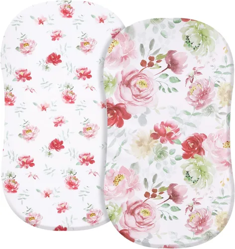 Vista 28 de PHF Juego de sábanas de moisés suave, paquete de 2 sábanas sedosas, cómodas y transpirables para bebés niños y niñas, ajuste universal para la Castle
