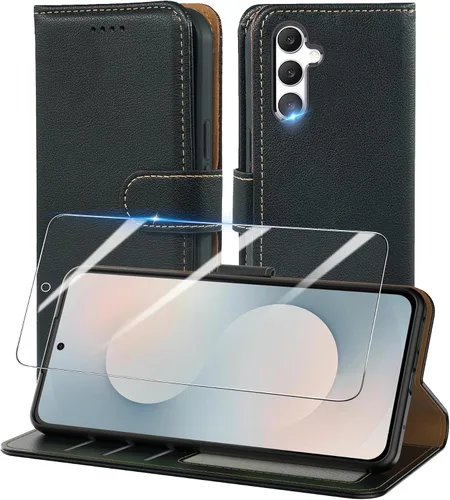 Vista 23 de Funda tipo cartera para Motorola Moto G Power 2026/2025, con bloqueo RFID, de piel sintética, para Moto G Power 2026, cierre magnético, tarjetero