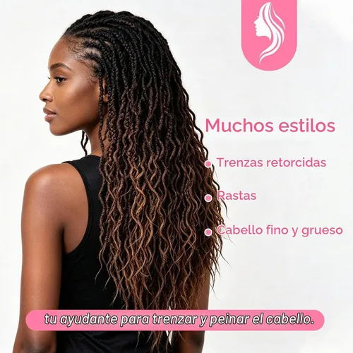 Vista 5 de SWEET VIEW Agujas de ganchillo para cabello, gancho de cierre de diferentes