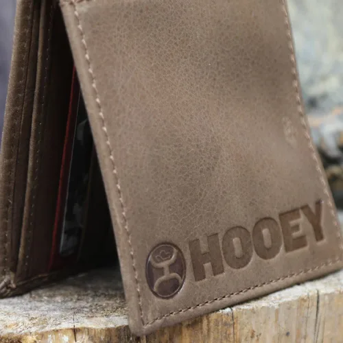 Vista 4 de HOOEY Cuero Bi-Fold Hombre, Hands-Up- Estampado Nómada, Talla única, 2812937