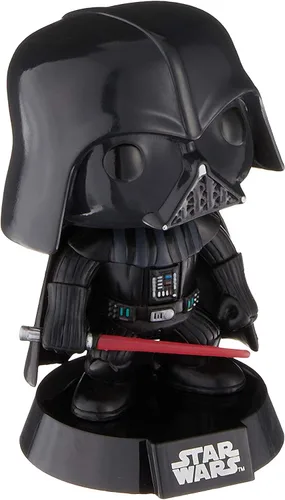 Vista 6 de POP Star Wars: Figura clásica de vinilo de Darth Vader 01 Funko Pop (incluye funda protectora compatible con caja de pop box), multicolor, 3.75