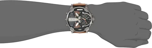 Vista 5 de Diesel DZ7332 Mr Daddy 20 Reloj de cuero marrón bronce Marrón Reloj de cuarzo