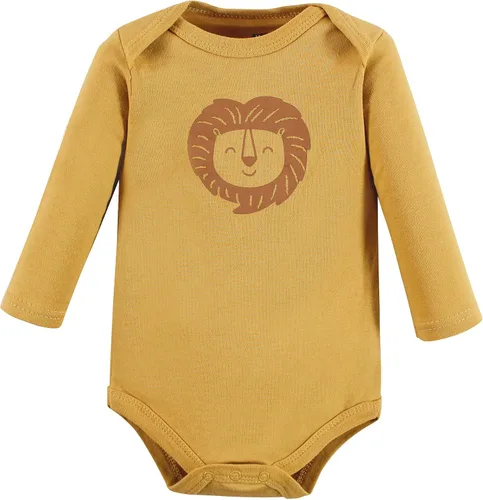 Vista 78 de Hudson Baby baby-boys Cotton Long-sleeve Bodysuits 5-pack