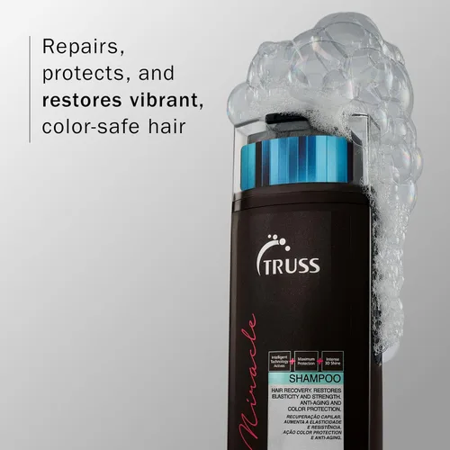 Vista 4 de TRUSS Miracle Shampoo - Champú diario antienvejecimiento de 10.1 fl oz para todo tipo de cabello