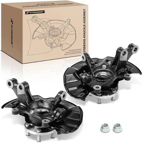 Vista 11 de A-Premium Conjunto de nudillo de dirección y cubo de cojinete de rueda delantero izquierdo compatible con Toyota Corolla 2009-2018, Matrix