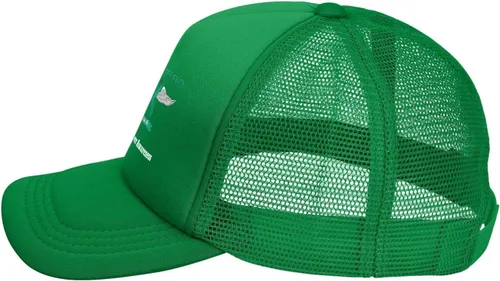 Vista 3 de Gorra de béisbol de malla para papá, gorra de camionero ajustable, unisex, color negro