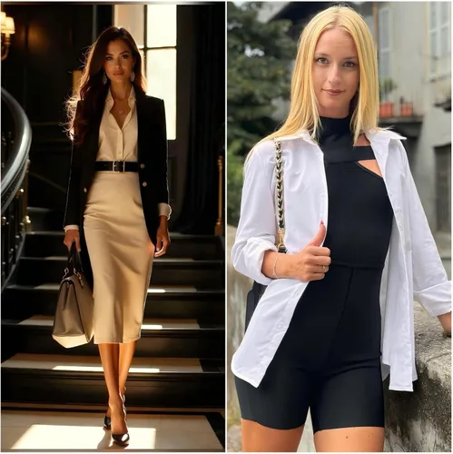 Vista 4 de HOTOUCH Camisas de mujer con botones de manga larga, camisa de vestir ajustada, blusas de trabajo, cuello, elegantes, casuales, de negocios