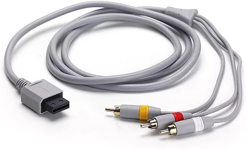 Vista 2 de WINGONEER Cable compuesto AV compatible con Nintendo Wii