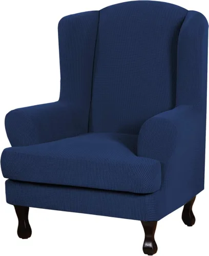 Vista 48 de H.VERSAILTEX - 2 fundas protectoras de licra suave Jacquard para respaldo de silla, lavable a máquina