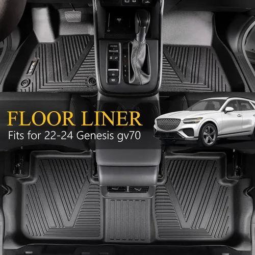 Vista 89 de Tapetes de piso para todo clima y forro de carga con respaldo para Chevrolet Suburban de 7 asientos 2021-2025 / GMC Yukon XL de 7 asientos