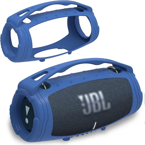 Vista 9 de JCHPINE Funda de silicona para altavoz Bluetooth portátil JBL Xtreme 3, soporte protector para JBL Xtreme 3, accesorios de altavoz Bluetooth Negro