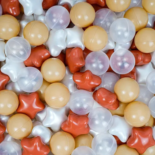 Vista 17 de Paquete de 100 pelotas para piscina de bolas - Bolas de plástico a prueba de aplastamiento y libres de BPA para carpa, casa de juegos, juguete