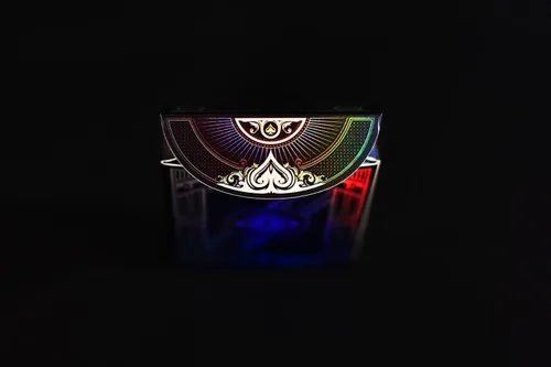 Vista 8 de Gamblers Warehouse Alloy Cobalt Playing Cards Poker Deck Diseño personalizado Espalda y caras frustradas Nuevo