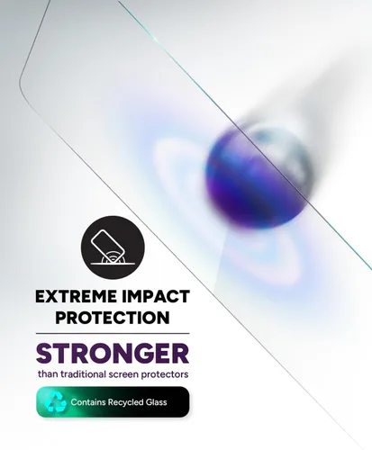 Vista 2 de ZAGG Fusion Privacy - Protector de pantalla para Google Pixel 9 Pro XL, polímero híbrido flexible, filtro de privacidad de 2 vías, protección contra