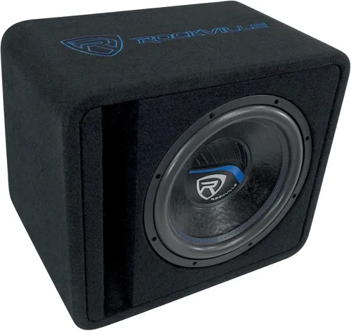 Vista 23 de Rockville DV8K52 - Subwoofers dobles de 8 pulgadas K5 1600 W para automóvil, carcasa ventilada, 2 ohmios