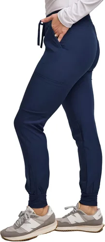 Vista 3 de Green Town Conjunto de uniforme médico para mujer