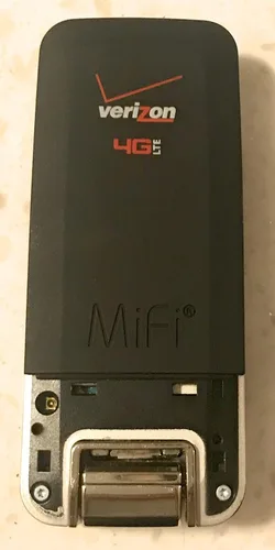 Vista 2 de Verizon MiFi USB620L U620L 4G LTE Global USB Modem Negro, Verizon