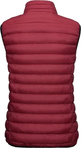 Vista 2 de Mapamyumco Chaleco acolchado ligero de invierno para mujer, chaquetas sin mangas plegables con aislamiento reciclado