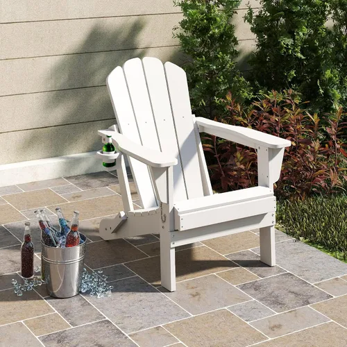 Vista 36 de Domi Folding Adirondack Chair with Cup Holder, Aruba