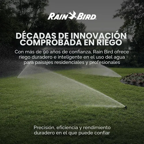 Vista 8 de Rain Bird 5000 - Cabezal de aspersor accionado por engranajes de ajuste Paquete de 4, entrada de 3/4 pulgadas, aspersor desplegable de 4 pulgadas