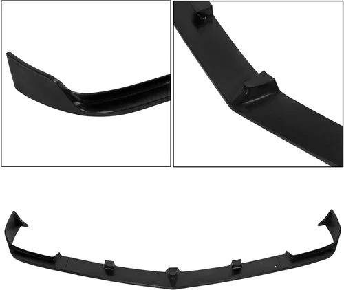 Vista 4 de Alerón inferior del estilo de calle del labio del parachoques delantero para Camaro V8 SS 2010-2013 negro