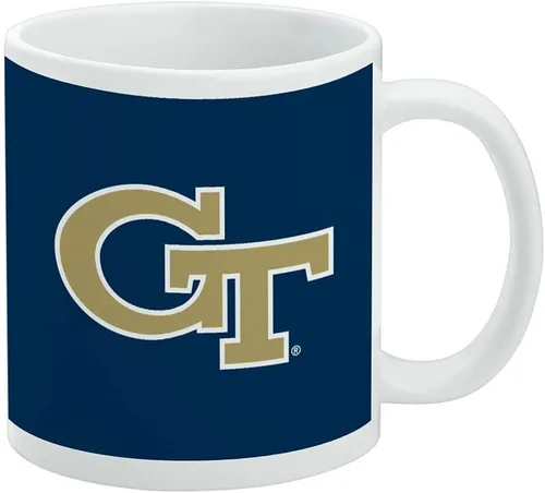 Vista 398 de Taza de cerámica con el logotipo principal de la Universidad Rider, taza de regalo novedosa para café, té y bebidas calientes, 11oz, blanca