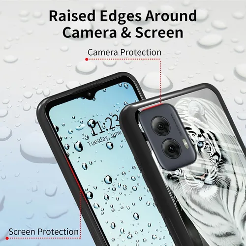 Vista 80 de Funda para Motorola Moto G Stylus 5G 2021 de vidrio templado, funda negra con diseño de mujer negra africana para mujeres y hombres, antiarañazos, a