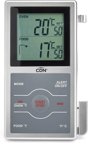 Vista 2 de CDN Termómetro y temporizador de sonda programable de detección dual